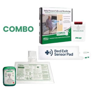 Cordless Alert Monitor Combo System with Bed Pad and Chair Pad